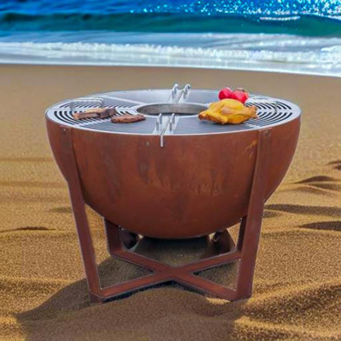 charcoal fire pit grill