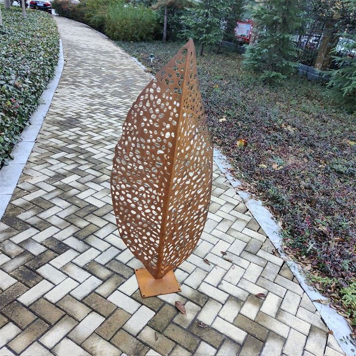 Customize Corten Steel Sculpture Decorative Statue
