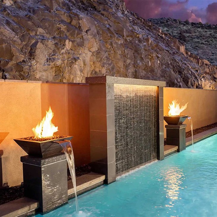 Fire And Water Fountain