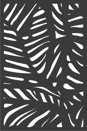 Laser Cut Panels Black Room Divider