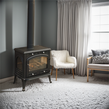 Small Modern Wood Pellet Stove