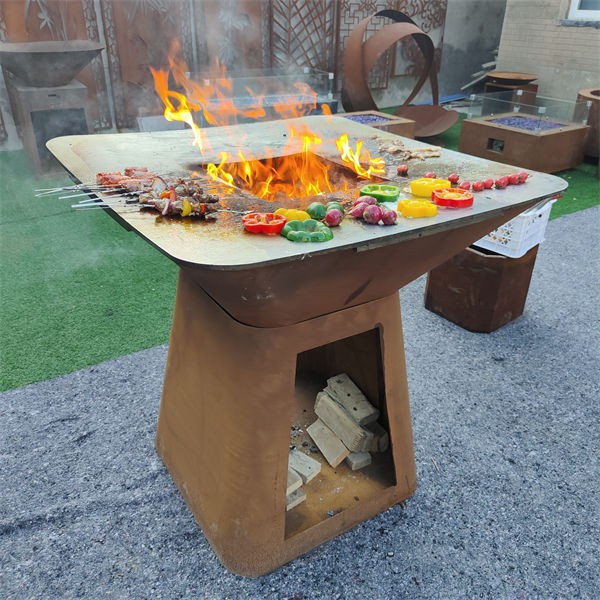 Corten Barbecue Grill Stove factory