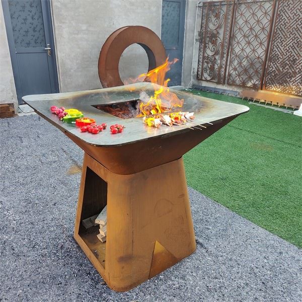 Corten Steel BBQ Fire Pit Stove best