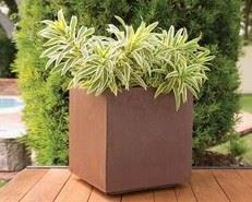 Corten Steel Large Planter Flower Pot factory