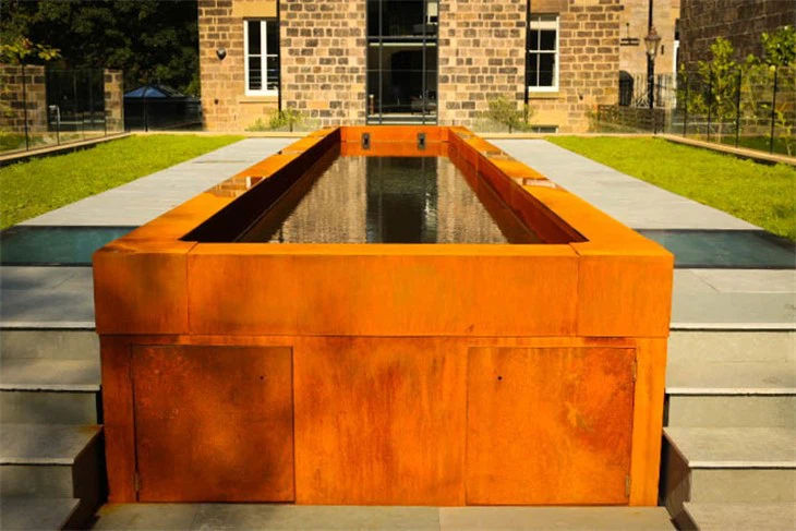 Corten Steel Water Curtain Waterfall best