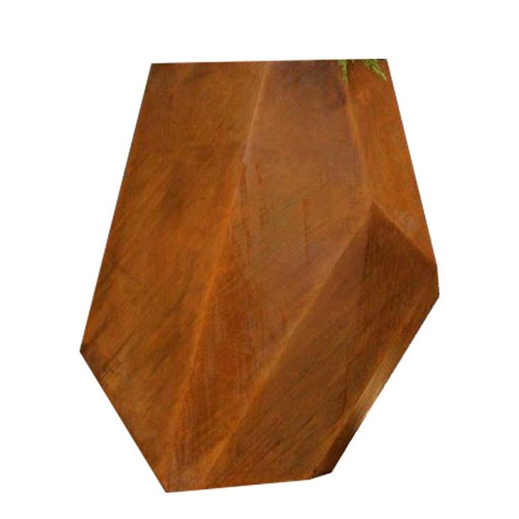 Outdoor Corten Steel Modern Style Flower Pot