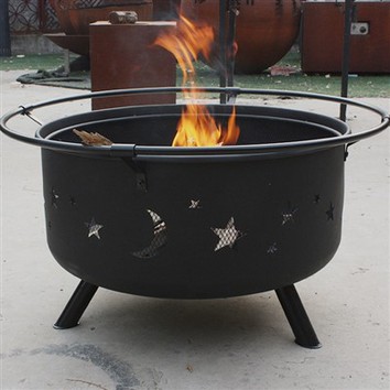 Aesthetic Star - Moon Patterned BBQ Grill