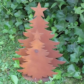 Corten Steel Christmas Tree Sculpture