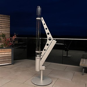 Glass Flue Patio Stove