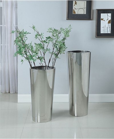 Stainless Steel Flowerpot For Garden