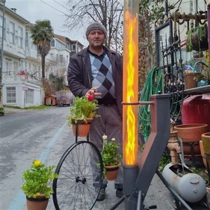 Yard Warm Wood Pellet Heater